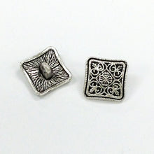 Load image into Gallery viewer, 10 Pewter 13.5mm Button Clasp Antique Silver PBF324 - BeadPrism
