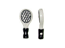 Load image into Gallery viewer, 20pcs 27mm Tennis Racket Sport Beads - Hand Painted DS148 - BeadPrism