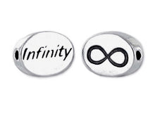 Load image into Gallery viewer, Sterling Silver Message Bead INFINITY2 Clearance Sale SSMB Infinity2 - BeadPrism