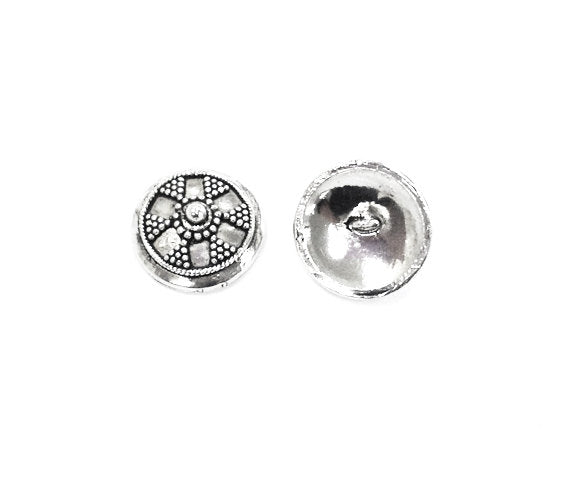 Sterling Silver Button Sale BU03 - BeadPrism