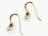 14 K Gold filled earwires with 3mm ball bead (Pair)  (SKU# GF320)
