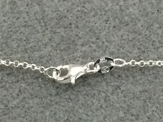 Sterling Silver 1.65mm Rolo Chain- 16, 18, 20, 22, 24, 30 inch    (SKU - SCHRO1X1) - BeadPrism