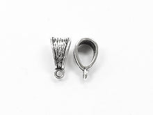 Load image into Gallery viewer, 25 Pcs  Antique Silver Pewter Bail wholesale bulk (SKU# 131020) - BeadPrism