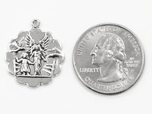 Load image into Gallery viewer, Guardian Angel Sterling Silver Charm Pendant - SP331 - BeadPrism