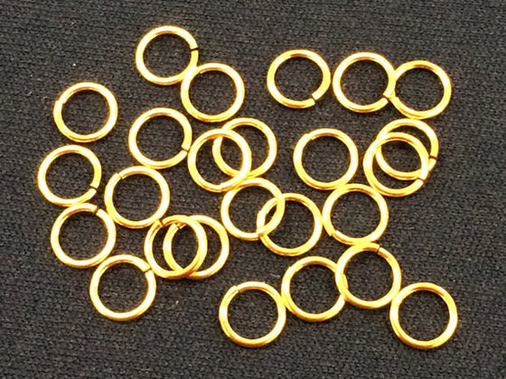 14K Gold Filled EP Open Jump Ring 3mm,4mm,5mm,6mm,8mm,10mm,12mm Gold F