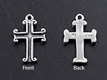 Load image into Gallery viewer, Cross Religious Charm Pendant Sterling Silver  - SP102 - BeadPrism