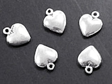 Load image into Gallery viewer, Heart Love Charm Sterling Silver Tiny -SP122 - BeadPrism