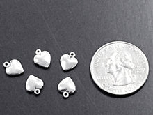 Load image into Gallery viewer, Heart Love Charm Sterling Silver Tiny -SP122 - BeadPrism
