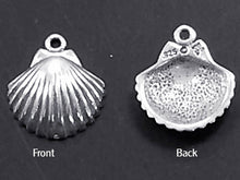 Load image into Gallery viewer, Sea shell Charm Pendant Sterling Silver - SP128 - BeadPrism