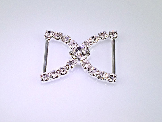 Posing Suit Bikini Connector Crystal Rhinestone, 1.25 Inch - RC102 - BeadPrism