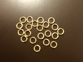 14k Gold Filled Jumplocks LOCKING Jumprings , 6mm, 16 gauge, wholesale, choose quantity - JL06GF - BeadPrism