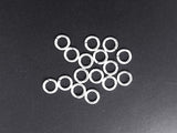 Sterling silver Jumplocks, LOCKING Jumprings , 6 mm, 18 gauge, Choose Quantity, Wholesale - JL06SS