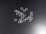 4mm Jumplocks LOCKING jumprings 925 solid Sterling silver 20 Gauge, Choose Quantity - JL04SS
