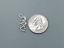 Load image into Gallery viewer, Good Luck Sterling Silver Charm,  Horse Shoe, Four Leaf Clover, Wish Bone - SP 327 - BeadPrism
