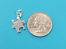 Load image into Gallery viewer, Autism Awareness Puzzle Charm 20x15mm Marked 925 Sterling Silver Pendant -SP671 - BeadPrism
