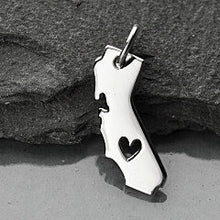 Load image into Gallery viewer, I Love California USA State Sterling Silver Charm -  SP929 - BeadPrism