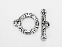 Load image into Gallery viewer, 20 Sets Silver Heavy Toggle Clasp PEWTER - PBF162-20 - BeadPrism
