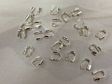 Load image into Gallery viewer, 50Pc Wire Guardian Protector Silver Plated Copper 4.5mm Cable Timble Lead/Nickle Free PBF319SP - BeadPrism