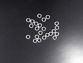50 Pcs Silver Filled Snap Jump Rings Jumplocks, OPEN, 4 mm, 20 gauge ga g thick, wholesale - JL04Sf - BeadPrism