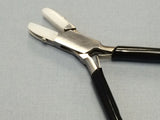 Nylon Jaw Flat Nose Jewelry Making Pliers, Extra Fine Tips, Comfort Grip, European Quality - TLB-01