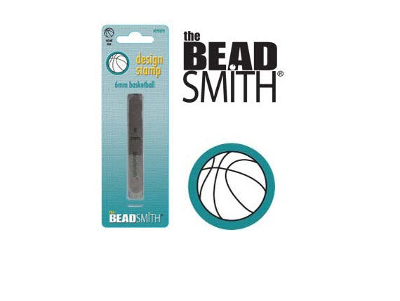 Metal Stampings Basket Ball Sports Metal Stamps, Jewelry Stamping Supplies - MSTP-073 - BeadPrism