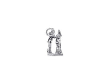Load image into Gallery viewer, Bride and Groom Charm, 925 Sterling Silver, Wedding Charms, Marraige Charms - SP453 - BeadPrism