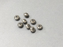 Load image into Gallery viewer, Bali Beads Oxidized Antiqued Sterling Silver 2 Pcs, 925 Sterling Silver - VJ167 - BeadPrism