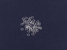 Load image into Gallery viewer, Sterling Silver Jumprings, Jump Rings, OPEN, 100 Pcs Bulk, 3mm, 20.5 g ga Gauge - SJRO3 - BeadPrism