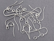 Load image into Gallery viewer, 10 Pairs Ear-wires with Ball ends, Silver Filled 22 Guage,  Wholesale - F-SF650A - BeadPrism