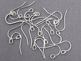 10 Pairs Ear-wires with Ball ends, Silver Filled 22 Guage,  Wholesale - F-SF650A