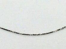 Load image into Gallery viewer, Italy Anchor Chain Finish 18" Necklace Oxidized Sterling Silver Diamond Cut .95mm Thick - SCO100-18 - BeadPrism