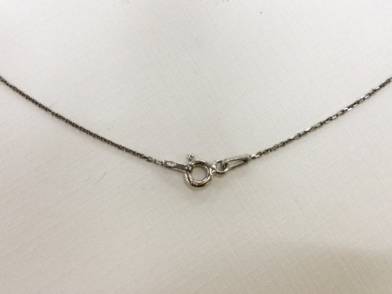 Italy Anchor Chain Finish 18" Necklace Oxidized Sterling Silver Diamond Cut .95mm Thick - SCO100-18 - BeadPrism