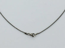 Load image into Gallery viewer, Italian Spiga Chain Finished 18" Necklace Oxidized Sterling Silver .925 1.15mm Thick - SCO101-18 - BeadPrism
