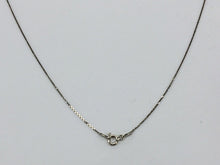 Load image into Gallery viewer, Italy Anchor Chain Finish 18" Necklace Oxidized Sterling Silver Diamond Cut .95mm Thick - SCO100-18 - BeadPrism
