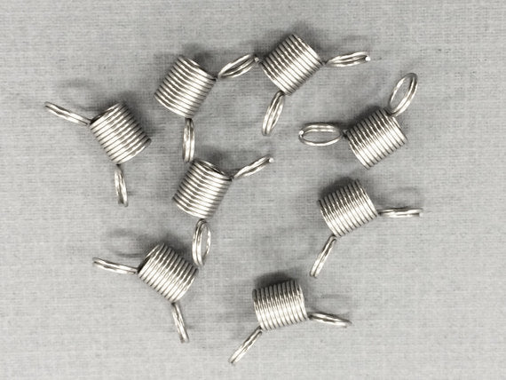 8 Pc Mini Bead Stoppers for Seed Beads Stainless Steel - Stop Beads from falling - BSTOP8M - BeadPrism