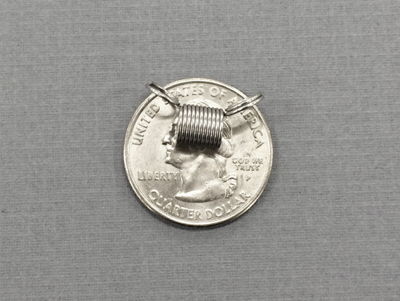 8 Pc Mini Bead Stoppers for Seed Beads Stainless Steel - Stop Beads from falling - BSTOP8M - BeadPrism