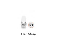 Load image into Gallery viewer, Florish F 6mm Decorative Scroll Design, Impression ART, Metal Jewelry Stamping Tool - SC1511-F-6mm - BeadPrism