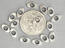 Load image into Gallery viewer, 100 Pc 10mm Bead Frame silver Pewter- PBF027 - BeadPrism