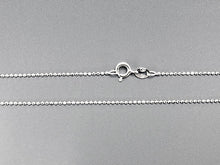 Load image into Gallery viewer, 10pc 925 Sterling Silver 1.2mm Diamond Cut Chain 16,18,20,30" Necklace Italy Mark 925 - SC12BCDXX-10 - BeadPrism