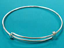 Load image into Gallery viewer, Expandable  925 Solid Sterling Silver Bangle Bracelet, 8 - 9.5 Inch, Choose Quantity - BBNGA01 - BeadPrism