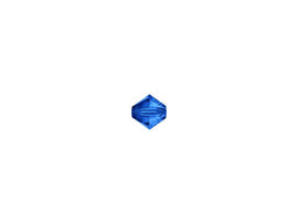 100 pcs 3mm Swarovski Sapphire -Sep  Bicone Beads - Birthstone Crystal Beads Wholesale - 5328-3SAPH - BeadPrism