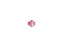 Load image into Gallery viewer, 100 pcs 3mm Swarovski Rose AB Bicone Beads - Crystal Beads Wholesale - 5328-3ROSEab - BeadPrism