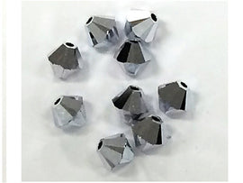 100 pcs 4mm Swarovski  Crystal CAL2X Bicone Beads - Crystal Beads Wholesale - 5328-4CLcal2XCL - BeadPrism