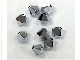 100 pcs 4mm Swarovski  Crystal CAL2X Bicone Beads - Crystal Beads Wholesale - 5328-4CLcal2XCL - BeadPrism