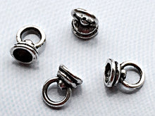 Load image into Gallery viewer, 50 pc End Caps Pewter 7 mm Antique Silver BULK Wholesale - PBF209 - BeadPrism