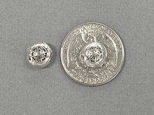 Load image into Gallery viewer, 20 Pc Pewter Beads 10 mm Antique Silver BULK Wholesale - PBF249 - BeadPrism