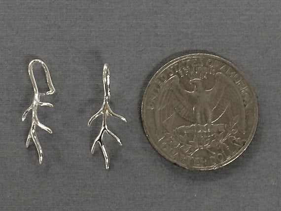 Pinch Bails For Swarovski Pendants Sterling Silver - Swarovski Bails findings  - SF1540 - BeadPrism