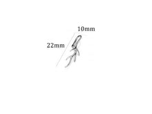 Load image into Gallery viewer, Pinch Bails For Swarovski Pendants Sterling Silver - Swarovski Bails findings  - SF1540 - BeadPrism