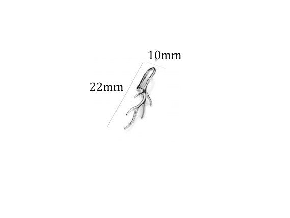 Pinch Bails For Swarovski Pendants Sterling Silver - Swarovski Bails findings  - SF1540 - BeadPrism