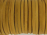3 Feet 3mm Deer Skin Hide Lace Saddle, Gold Blonde 1/8